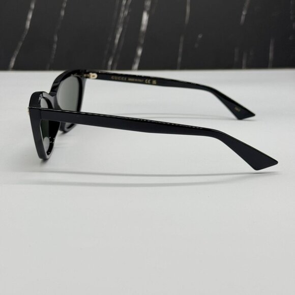 NEW GG1815S 001 GUCCI CAT EYE BLACK WOMEN GUCCI SUNGLASSES - Picture 8 of 9